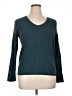 Talbots 100% Pima Cotton Teal Pullover Sweater Size XL - photo 1