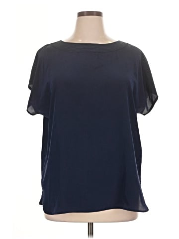 Norma Kamali Short Sleeve Blouse (view 1)