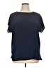 Norma Kamali Blue Short Sleeve Blouse Size 1X (estimated) - photo 1