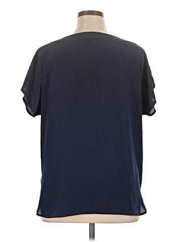 Norma Kamali Short Sleeve Blouse (view 2)