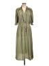 Current Air 100% Polyester Green Casual Dress Size L - photo 1