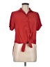 Assorted Brands 100% Viscose Red Short Sleeve Blouse Size M - photo 1