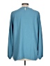 Assorted Brands 100% Polyester Teal Long Sleeve Blouse Size 12 - photo 2