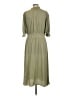 Current Air 100% Polyester Green Casual Dress Size L - photo 2
