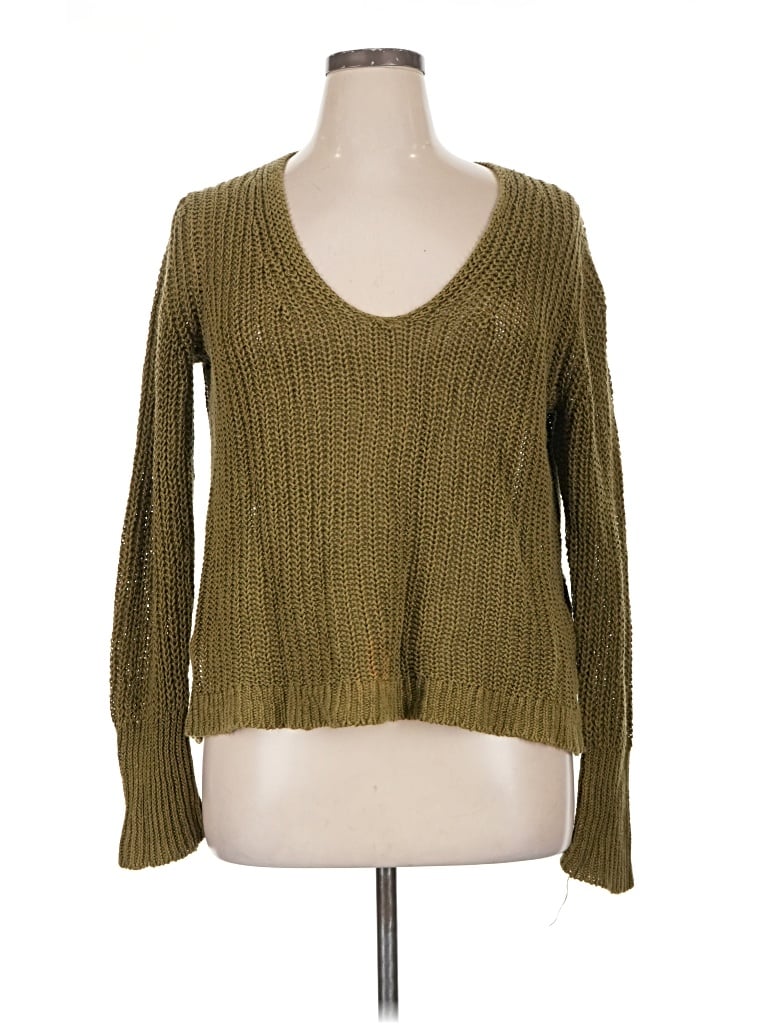Pre-owned Banana Republic Pullover Sweater In Green