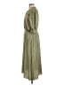 Current Air 100% Polyester Green Casual Dress Size L - photo 5