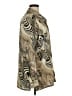 Kaktus Animal Print Gold Long Sleeve Button-Down Shirt Size XL - photo 4