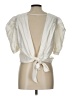 BA&SH Ivory Short Sleeve Blouse Size Lg (3) - photo 2