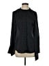 Equipment 100% Polyester Polka Dots Black Long Sleeve Blouse Size S - photo 1