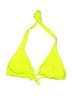 Ninety-Nine Degrees Solid Green Swimsuit Top Size S - photo 1