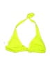 Ninety-Nine Degrees Solid Green Swimsuit Top Size S - photo 2