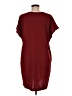 Assorted Brands Solid Burgundy Casual Dress Size M - photo 2