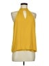 Bar III 100% Polyester Yellow Sleeveless Blouse Size M - photo 1