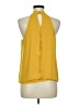 Bar III 100% Polyester Yellow Sleeveless Blouse Size M - photo 2