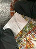 Talbots 100% Cotton Paisley Brown Long Sleeve Button-Down Shirt Size 10 Petite - photo 8