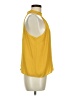 Bar III 100% Polyester Yellow Sleeveless Blouse Size M - photo 4