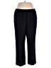 Alfred Dunner 100% Polyester Solid Black Casual Pants Size 18 - photo 1