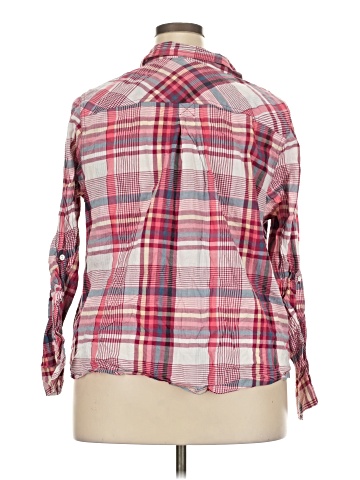 SONOMA life + style 3/4 Sleeve Button-Down Shirt (view 2)