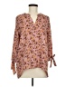 Wishful Park 100% Polyester Pink Long Sleeve Blouse Size M - photo 1