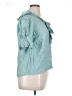 Ann Taylor LOFT Teal Short Sleeve Blouse Size XL - photo 4