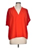 A New Day 100% Polyester Red 3/4 Sleeve Top Size L - photo 5