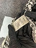 Max Studio 100% Polyester Silver Tan Long Sleeve Blouse Size M - photo 8