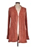 Signature Studio 100% Polyester Orange Cardigan Size L - photo 1