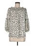 Max Studio 100% Polyester Ivory 3/4 Sleeve Blouse Size M - photo 1