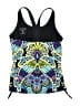 Athleta Paisley Purple Swimsuit Top Size XS - photo 2