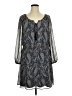 Krazy Kat 100% Polyester Paisley Gray Casual Dress Size XL - photo 1