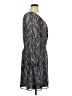Krazy Kat 100% Polyester Paisley Gray Casual Dress Size XL - photo 4