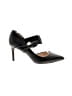 Nine West 100% Leather Black Heels Size 7 1/2 - photo 1