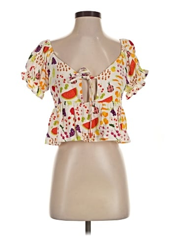 Lisa Says Gah Short Sleeve Blouse