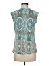 Essentials by Milano Teal Sleeveless Blouse Size M - photo 2