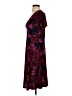 Chaps Floral Burgundy Casual Dress Size S - photo 5