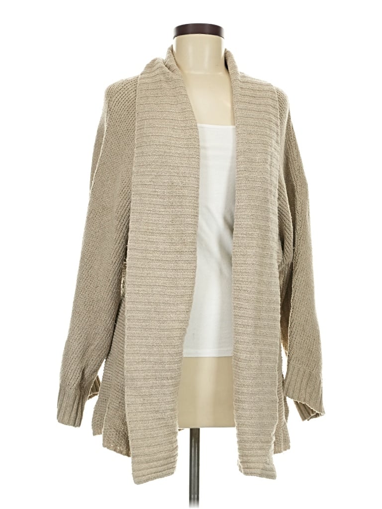 Pre-owned Silence And Noise Cardigan Sweater In Tan