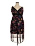 Torrid Floral Black Cocktail Dress Size 2X Plus (2) - photo 1