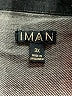 IMAN Stars Black Denim Jacket Size 3X - photo 6