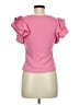 Zara Pink Short Sleeve Top Size M - photo 2
