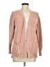 Seven7 100% Polyester Pink Cardigan Size M - photo 1
