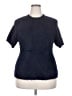 Scoop Blue Short Sleeve Turtleneck Size 20 - photo 1