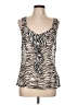6 Degrees 100% Polyester Ivory Sleeveless Blouse Size L - photo 1