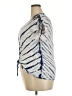 Reba Blue Short Sleeve Top Size L - photo 5