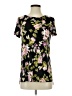 J.Jill Floral Black Short Sleeve Blouse Size XS - photo 1