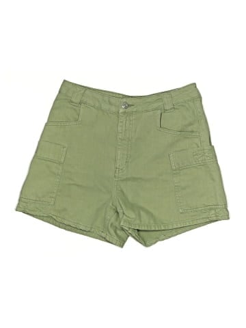 Topshop Khaki Shorts (view 1)