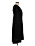 Max Studio Solid Black Casual Dress Size L - photo 4