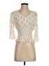 Mudd 100% Rayon Ivory 3/4 Sleeve Top Size S - photo 1