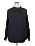 Ann Taylor LOFT 100% Polyester Black Long Sleeve Blouse Size XXL - photo 1
