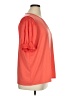 DG^2 by Diane Gilman Orange Short Sleeve Blouse Size 1X - photo 4