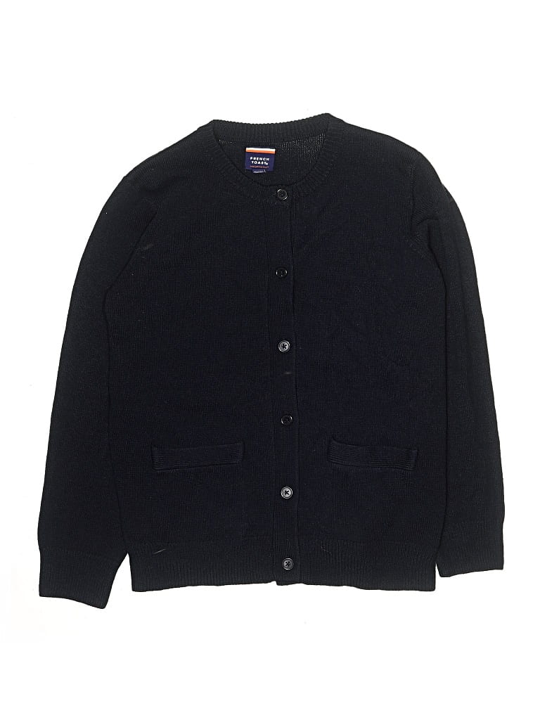 Pre-owned French Toast Kids' Cardigan Sweater In Blue